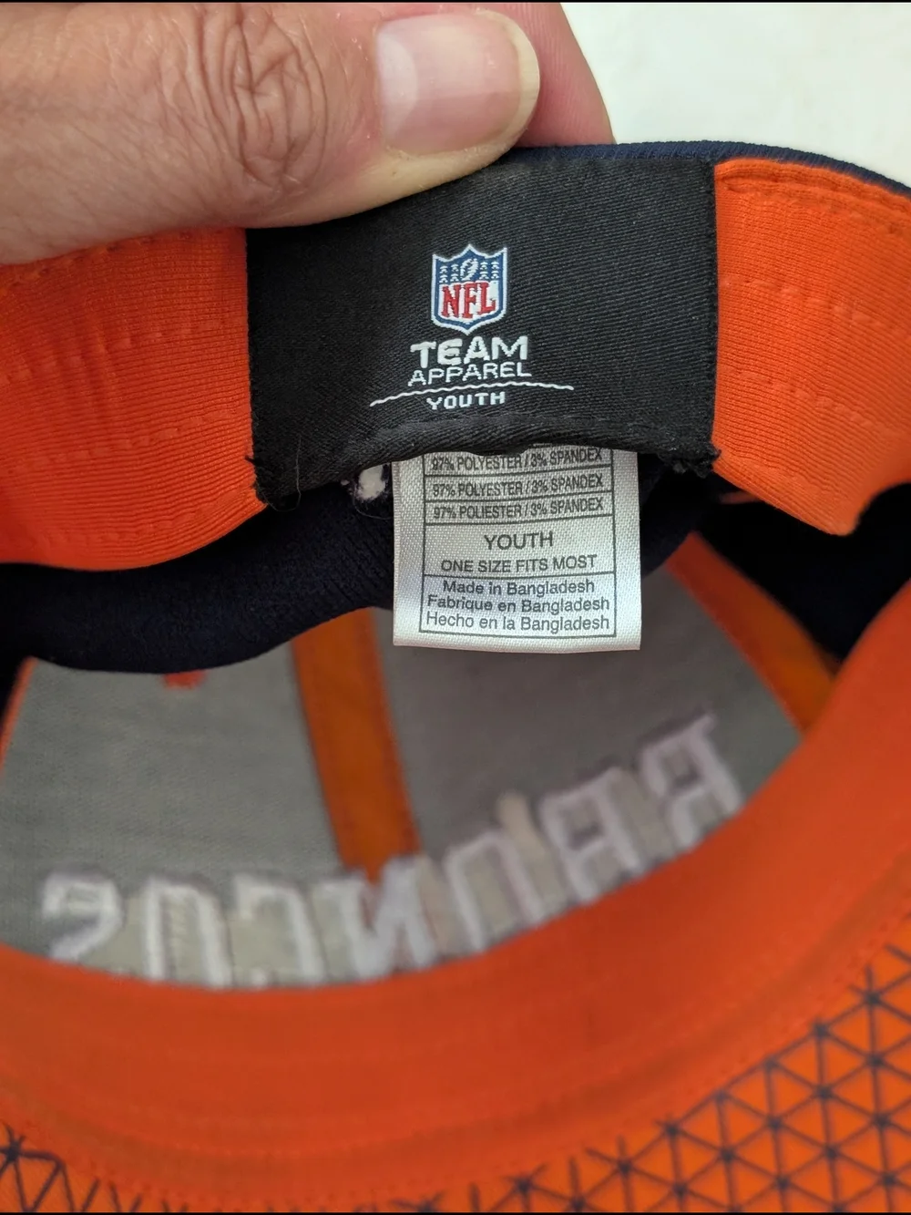 NFL Team Apparel Denver Broncos Blue/Orange NFL Youth Cap Hat One Size